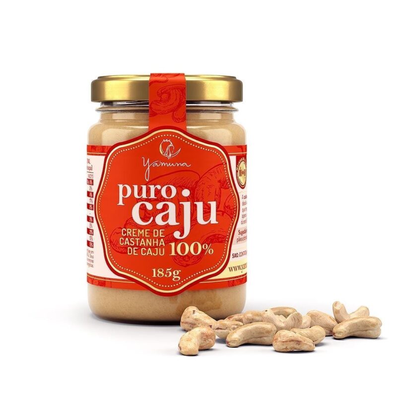 Puro Caju 185g – Creme de castanha de caju com cacau