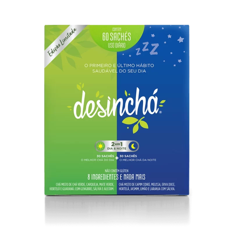 Desinchá Misto ( noite e dia ) 60 sachês
